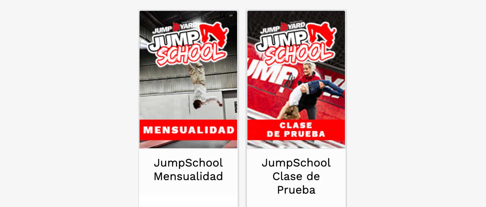 JumpSchool Opciones