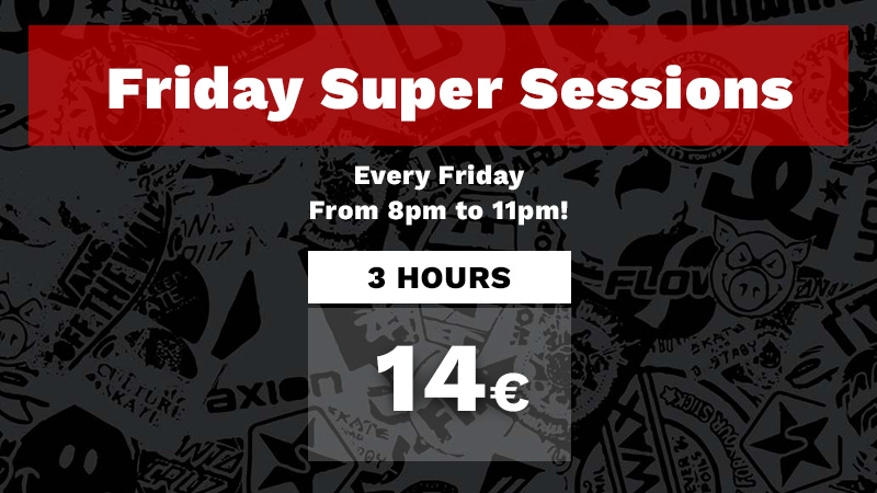Friday Super Session Prices JumPYard Barcelona