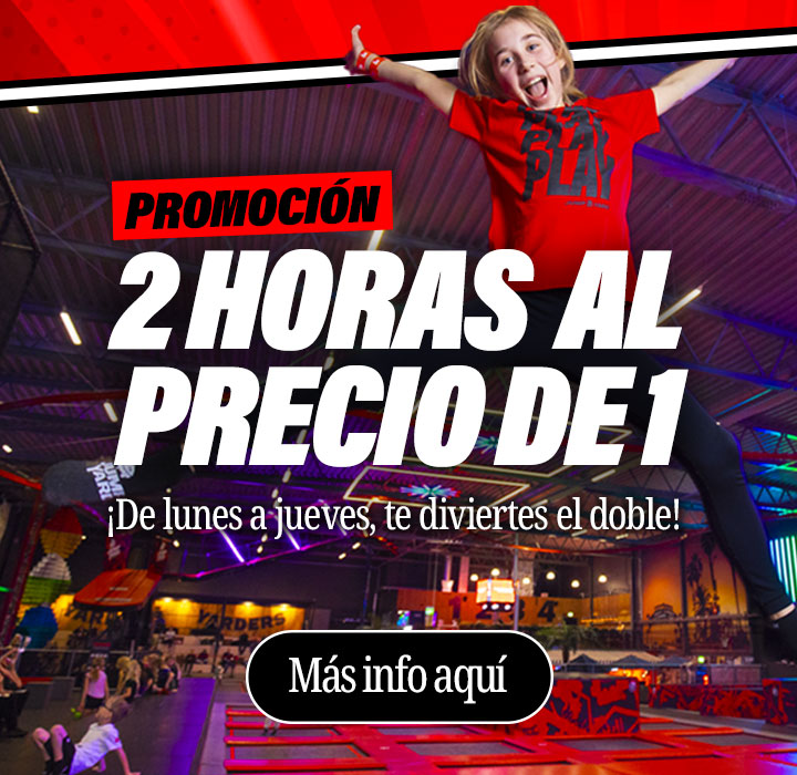 Promocion 2 Horas al precio de 1 JumpYard