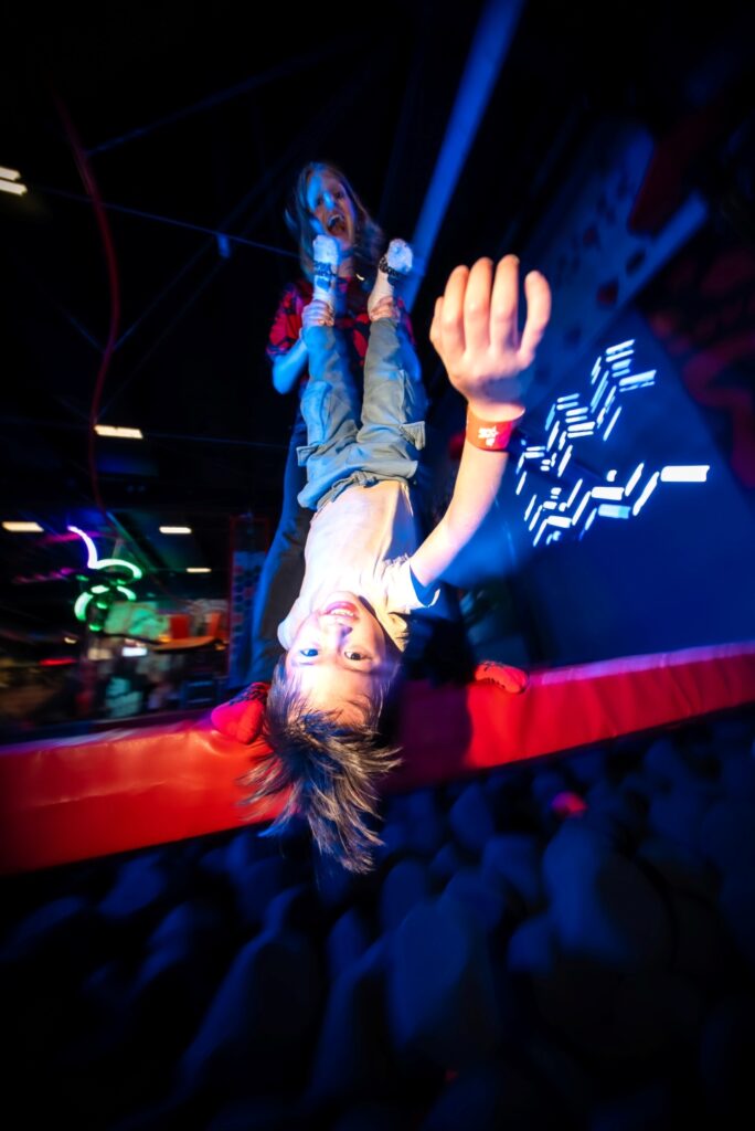 up side down fun at JumpYard