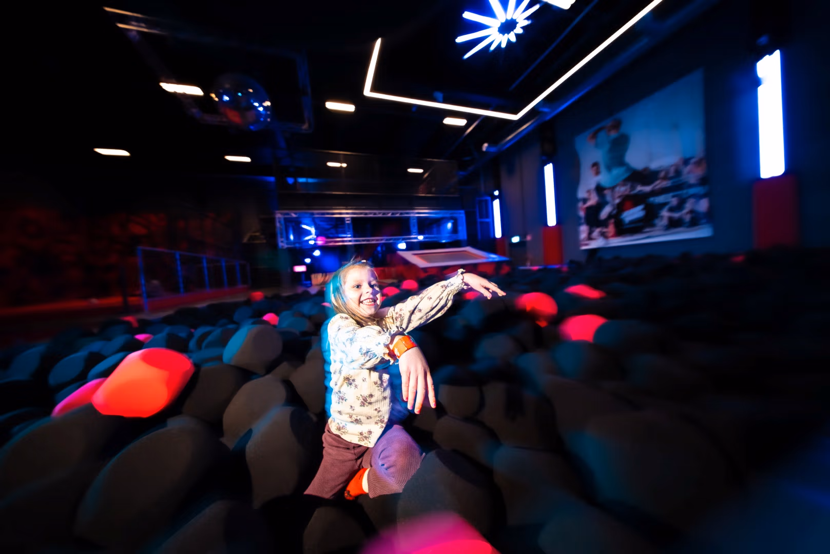 Niña en JumPyard Getafe