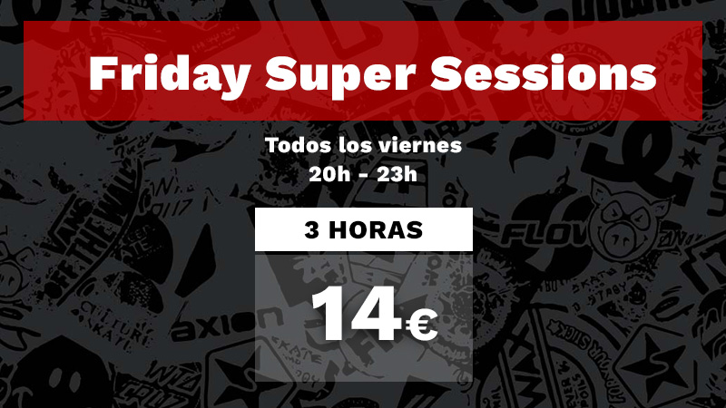 Precio Friday Super Session JumpYard Madrid