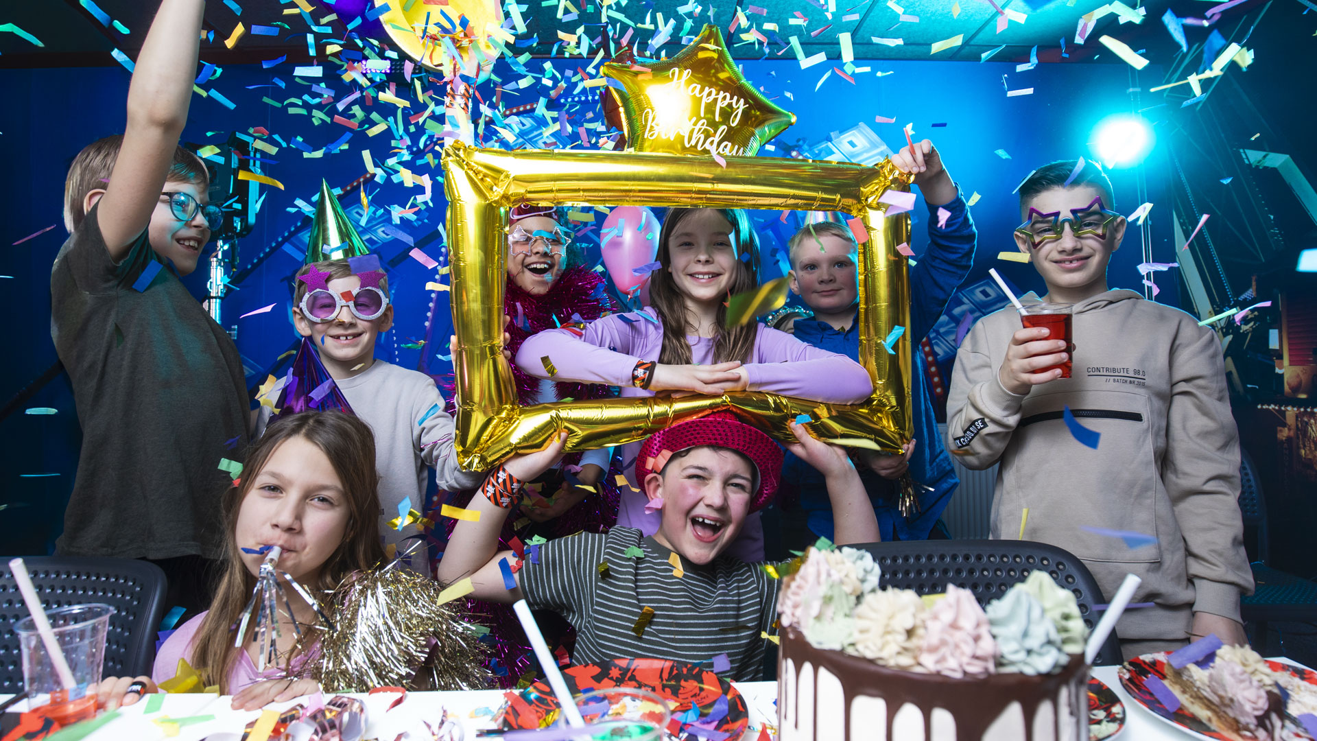 Fiestas De cumpleaños para niños en JumpYard Oasiz Madrid