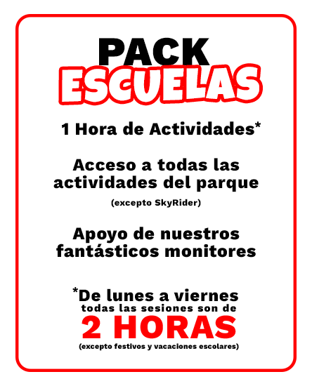 Pack escuelas Jumpyard Sevilla